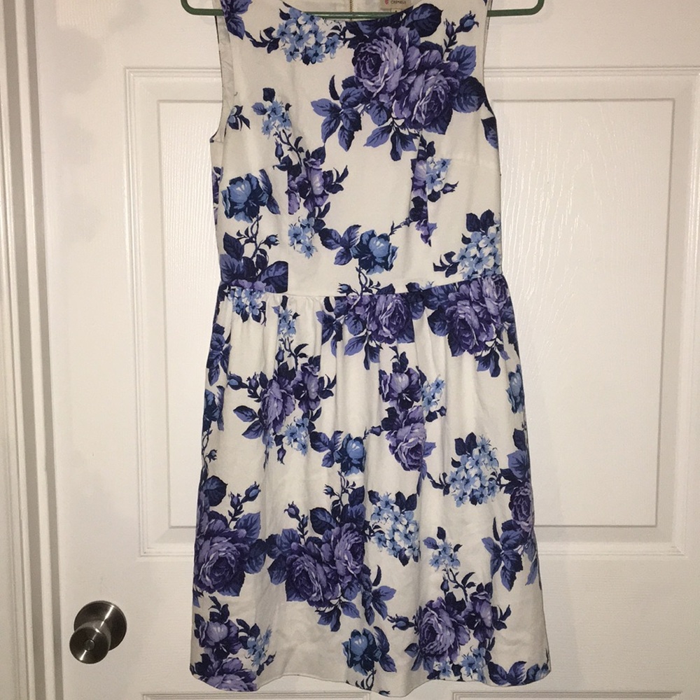 Dress with floral pattern all over it